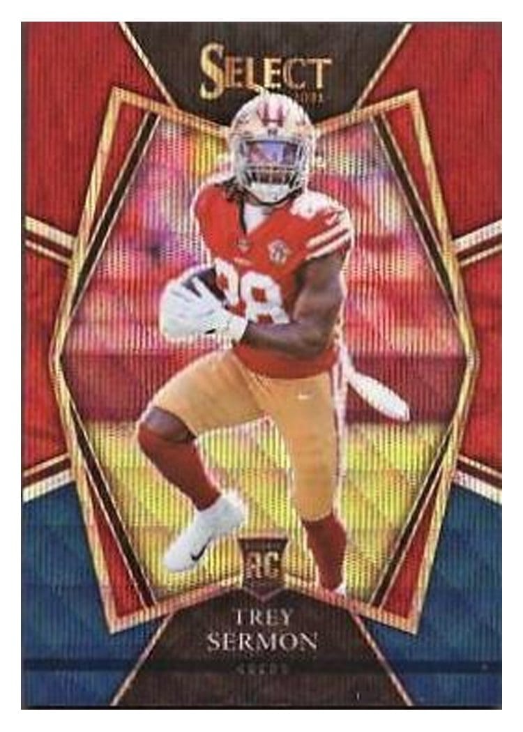 2021 Panini Select Base Set Trey Sermon #168 card
