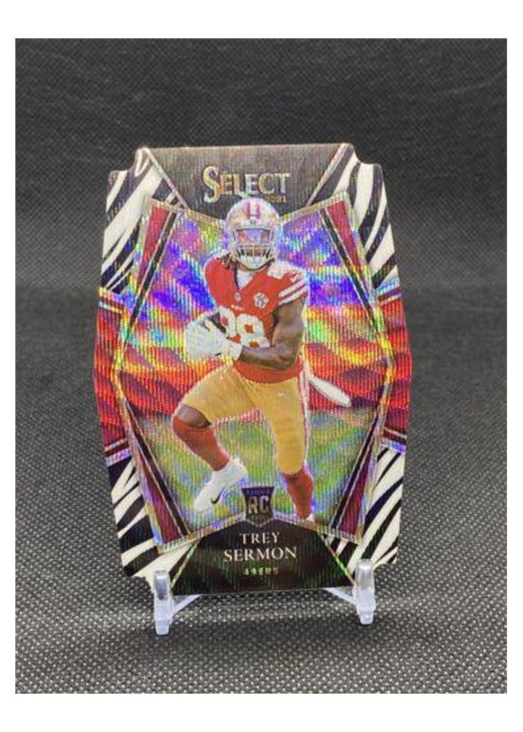2021 Panini Select Base Set Trey Sermon #168 card