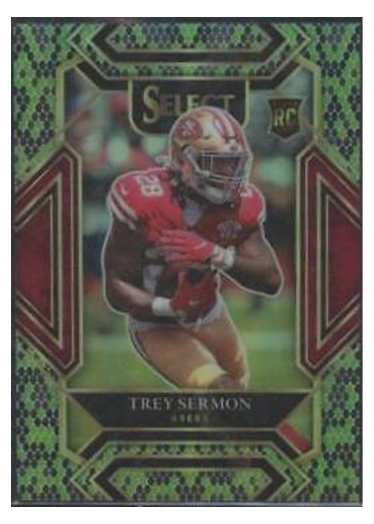 2021 Panini Select Base Set Trey Sermon #268 card