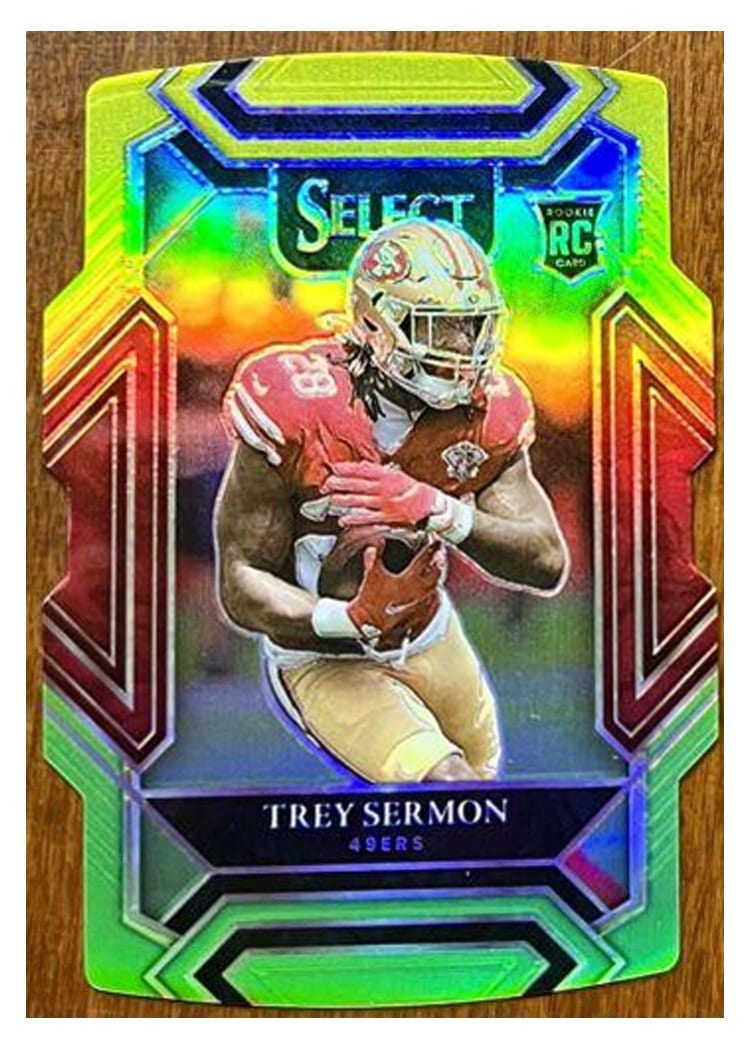 2021 Panini Select Base Set Trey Sermon #268 card
