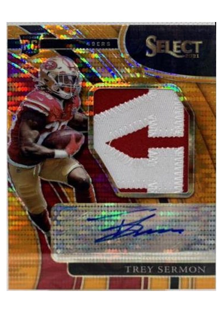 2021 Panini Select Base Set Trey Sermon #268 card