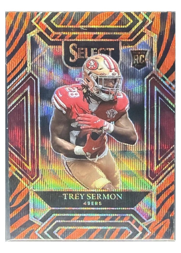 2021 Panini Select Base Set Trey Sermon #268 card