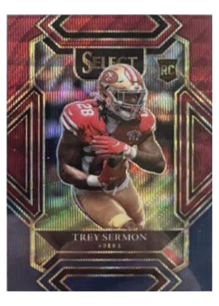 2021 Panini Select Base Set Trey Sermon #268 card