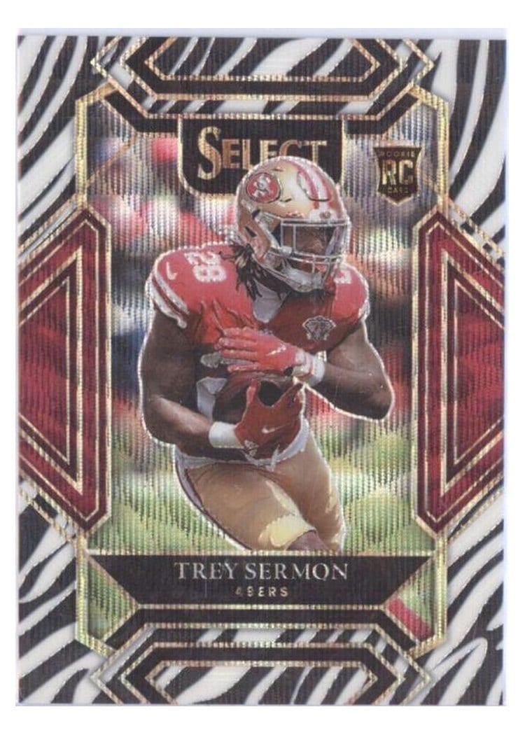 2021 Panini Select Base Set Trey Sermon #268 card