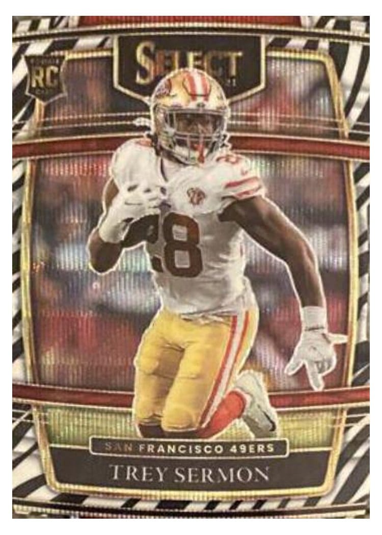 2021 Panini Select Base Set Trey Sermon #268 card