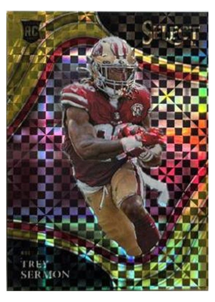 2021 Panini Select Base Set Trey Sermon Gold #368 card