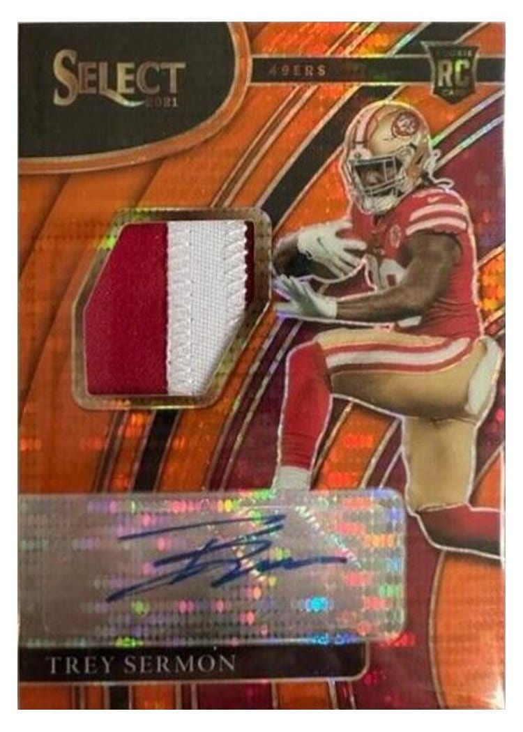2021 Panini Select Base Set Trey Sermon #368 card