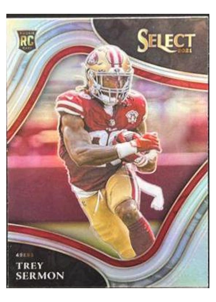 2021 Panini Select Base Set Trey Sermon Silver #368 card
