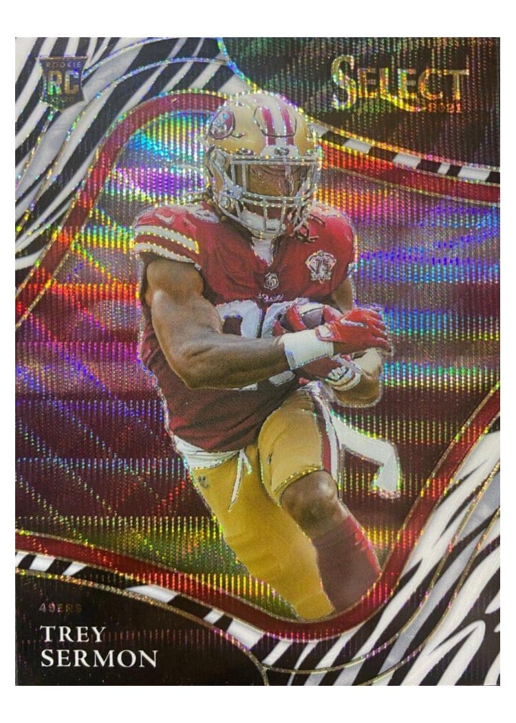 2021 Panini Select Base Set Trey Sermon #368 card