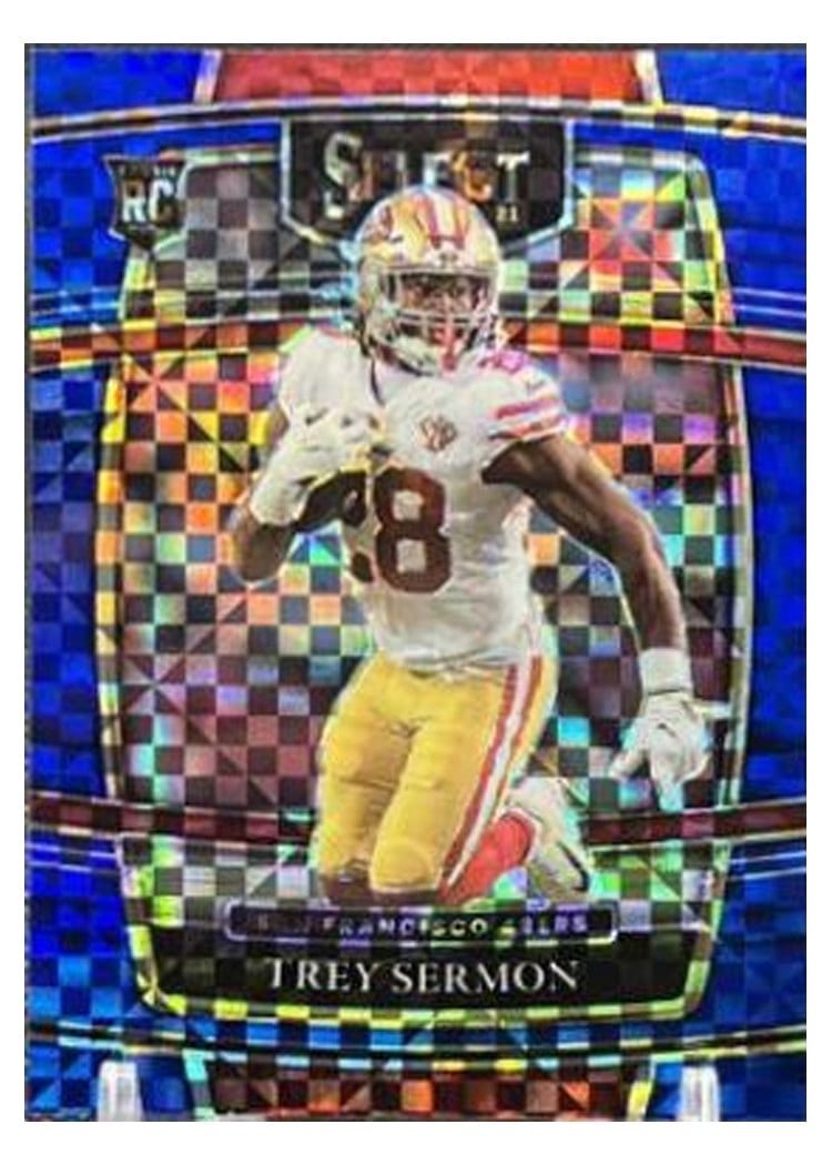 2021 Panini Select Base Set Trey Sermon #68 card