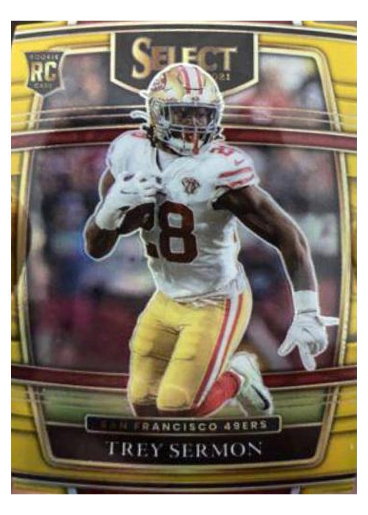 2021 Panini Select Base Set Trey Sermon #68 card