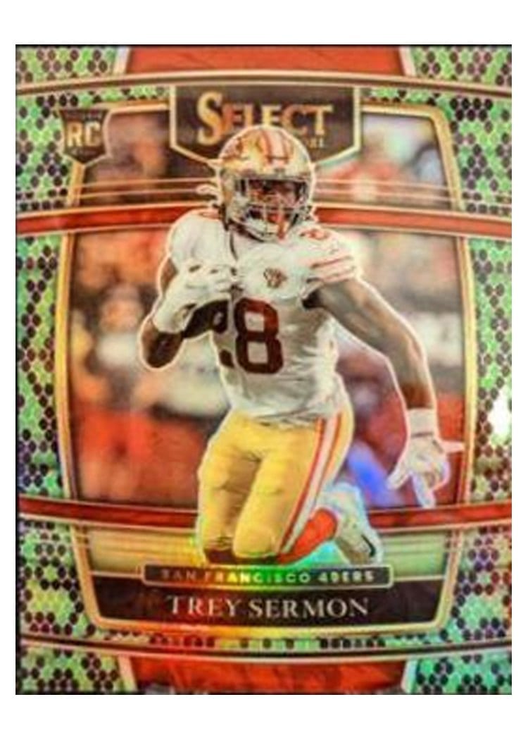2021 Panini Select Base Set Trey Sermon #68 card