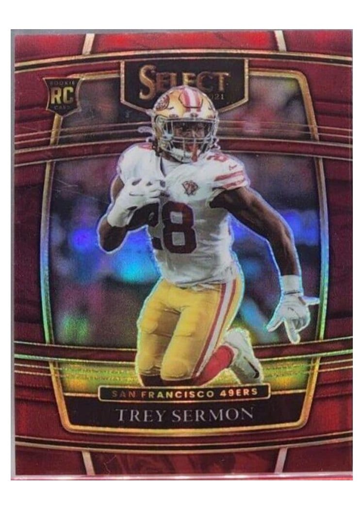2021 Panini Select Base Set Trey Sermon #68 card