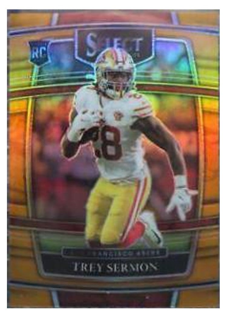 2021 Panini Select Base Set Trey Sermon #68 card