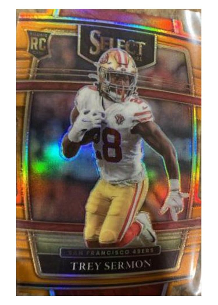 2021 Panini Select Base Set Trey Sermon #68 card
