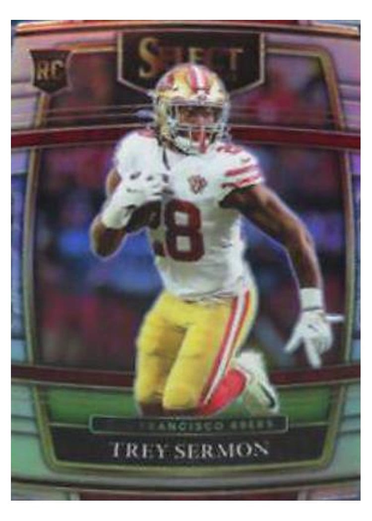 2021 Panini Select Base Set Trey Sermon #68 card