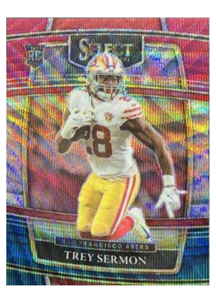 2021 Panini Select Base Set Trey Sermon #68 card