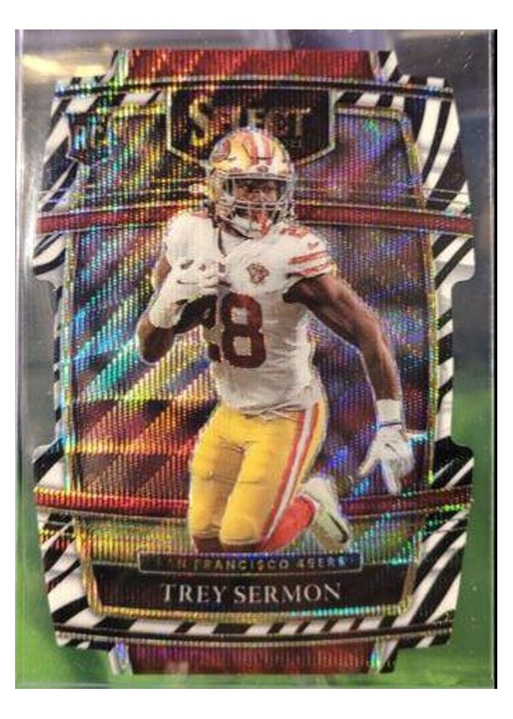 2021 Panini Select Base Set Trey Sermon #68 card