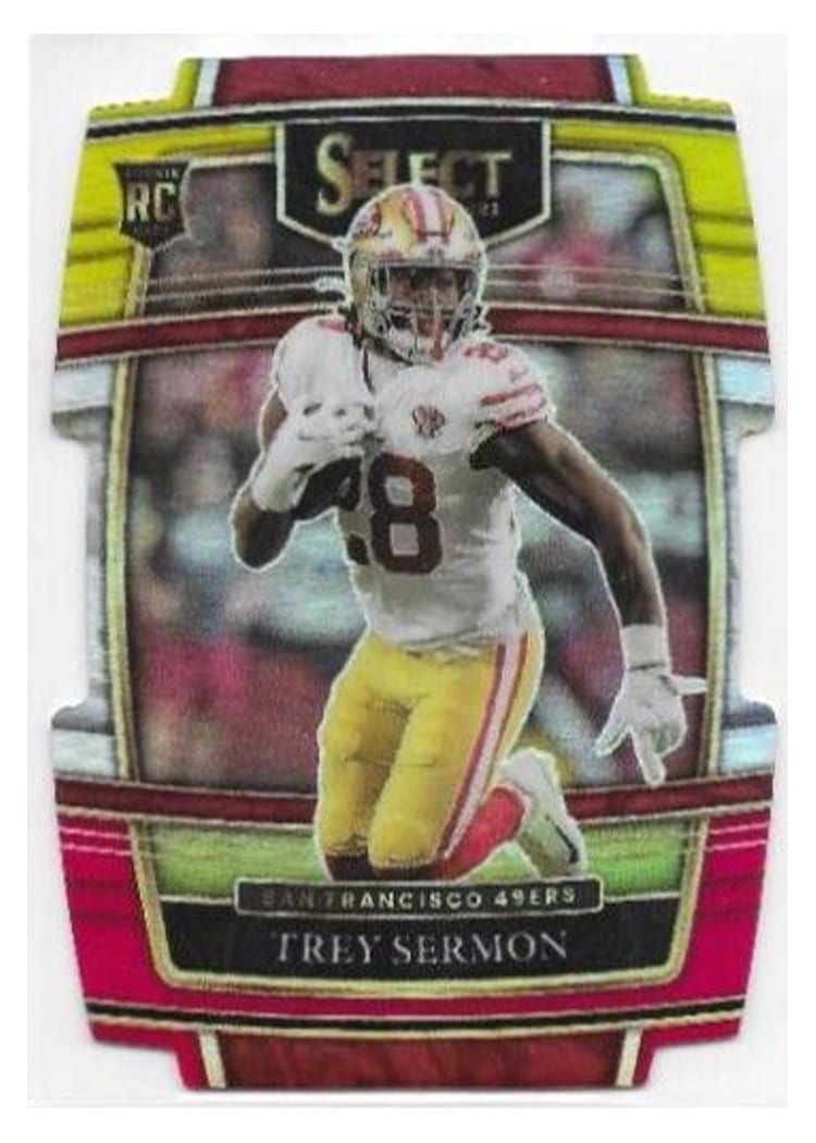 2021 Panini Select Base Set Trey Sermon #68 card