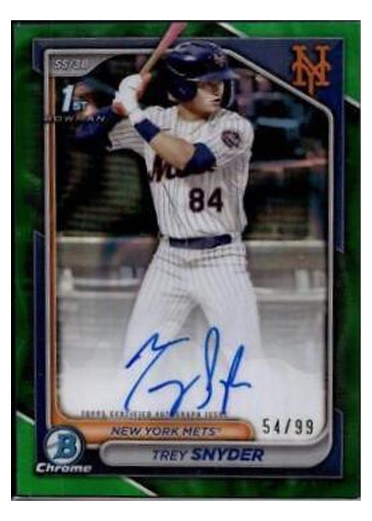 2024 Bowman Draft Chrome Prospect Autographs Trey Snyder #CPA-TSN card