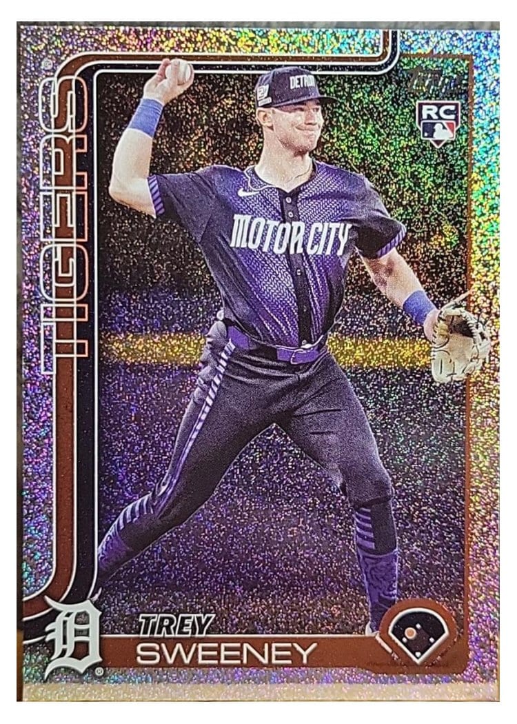2025 Topps Base Set Trey Sweeney Sandglitter #67 card