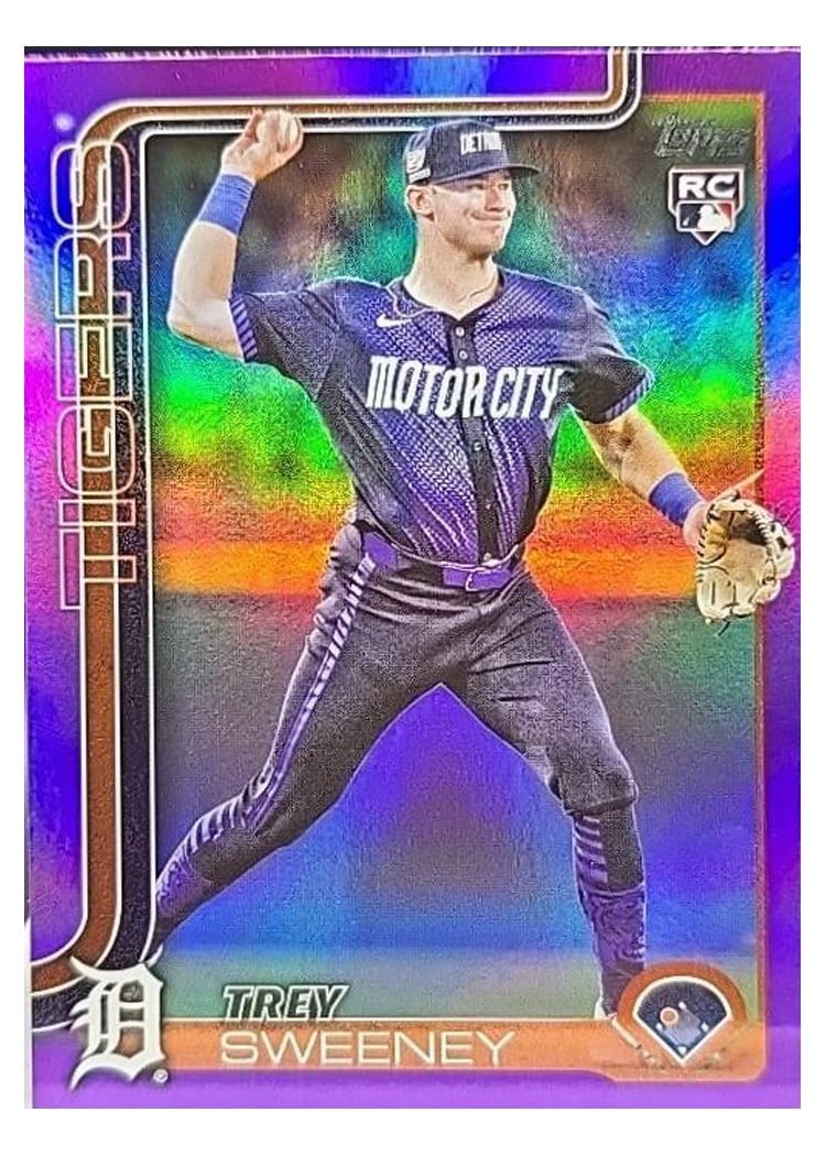 2025 Topps Base Set Trey Sweeney #67 card