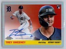 2025 Topps Chrome Platinum Autographs Trey Sweeney #CPA-TSW card