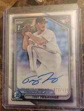 2024 Bowman Draft Chrome Prospect Autograph Trey Yesavage #CPA-TY card