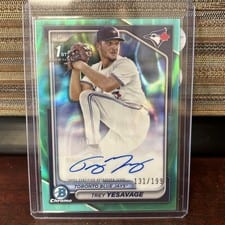 2024 Bowman Draft Chrome Prospect Autograph Trey Yesavage #CPA-TY card