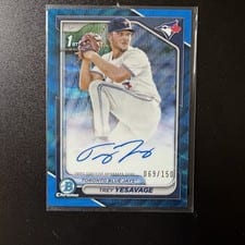 2024 Bowman Draft Chrome Prospect Autograph Trey Yesavage #CPA-TY card