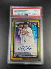 2024 Bowman Draft Chrome Prospect Autograph Trey Yesavage #CPA-TY card