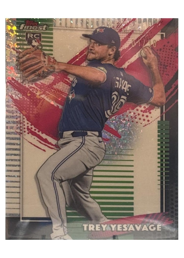 2026 Topps Finest Trey Yesavage White Mini Diamond Refractor #266 card