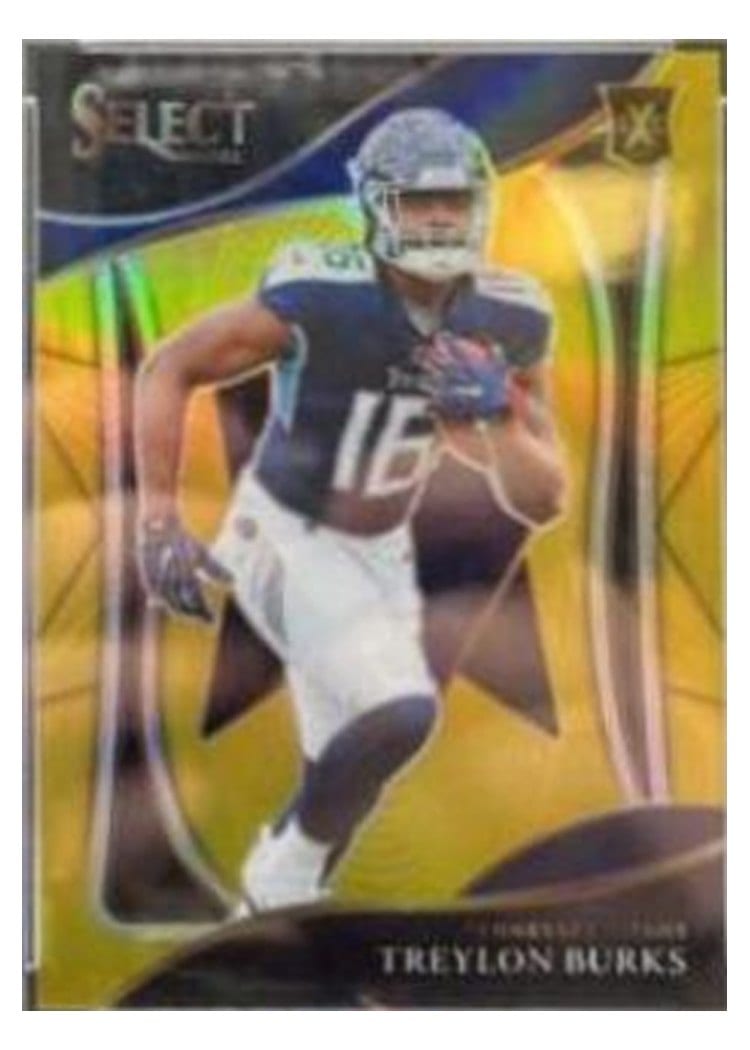 2021 Panini Select Base Set Treylon Burks #416 card