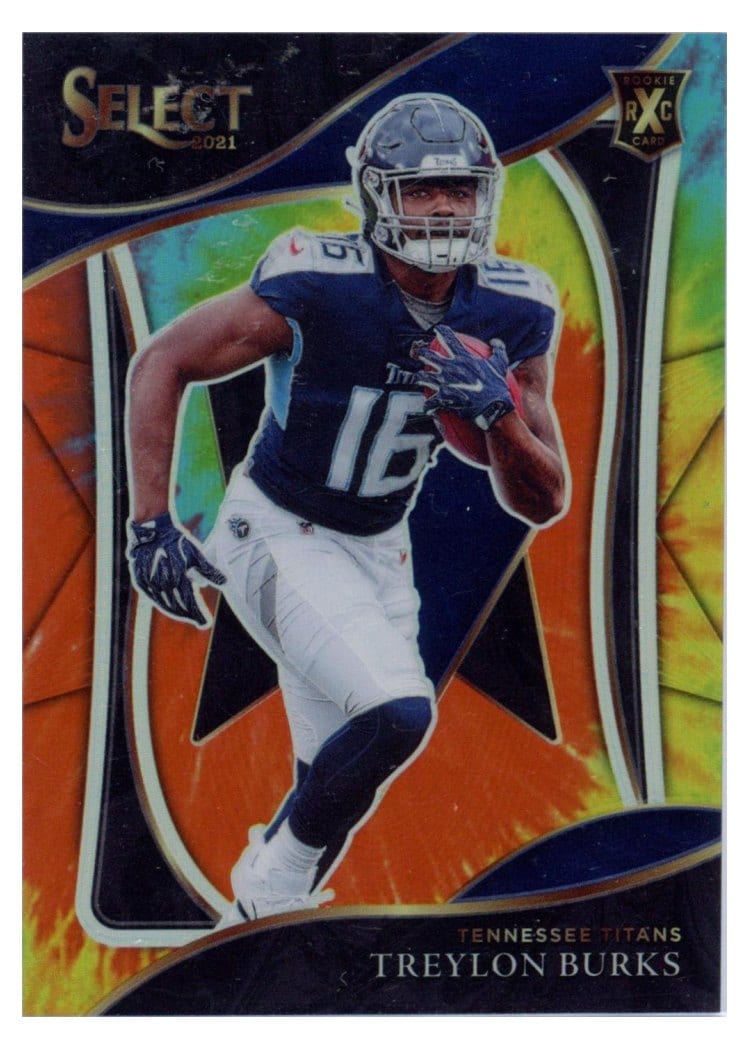 2021 Panini Select Base Set Treylon Burks #416 card