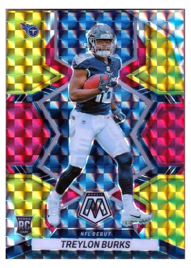 2022 Panini Mosaic Base Set Treylon Burks #279 card
