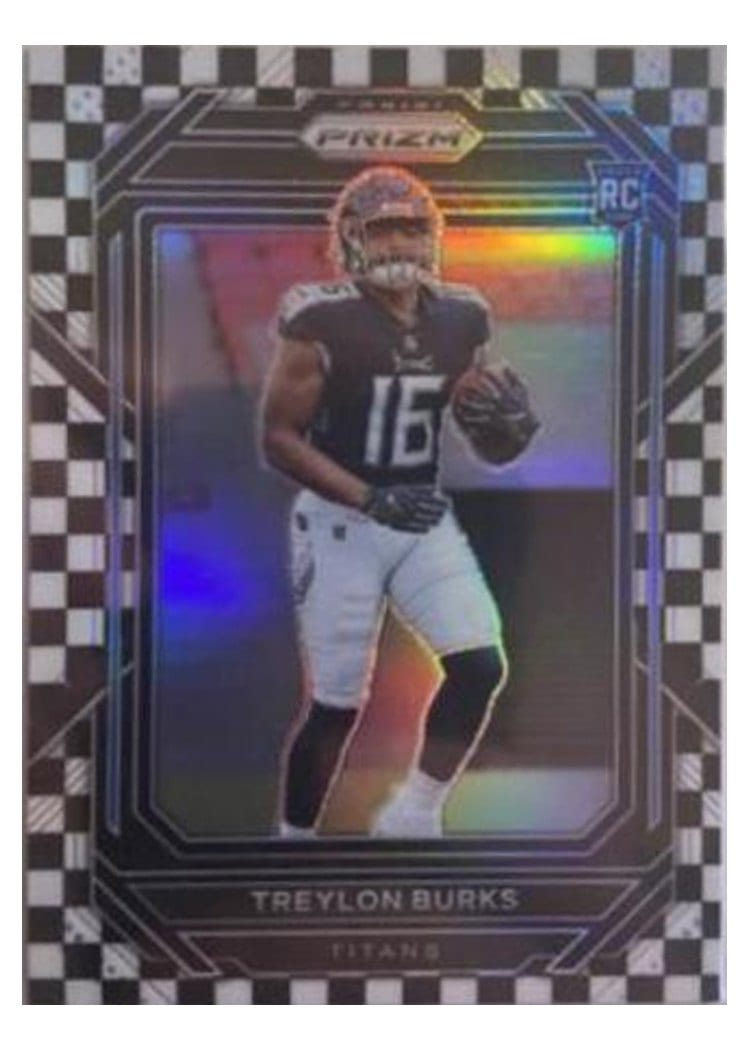 2022 Panini Prizm Base Set Treylon Burks #313 card