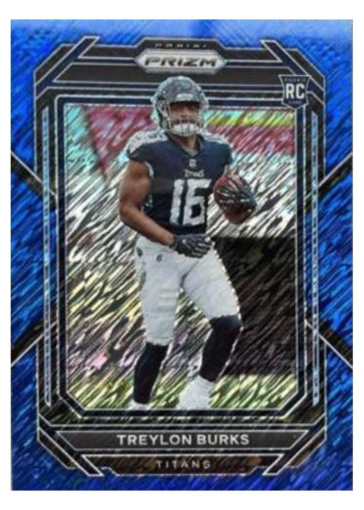2022 Panini Prizm Base Set Treylon Burks #313 card