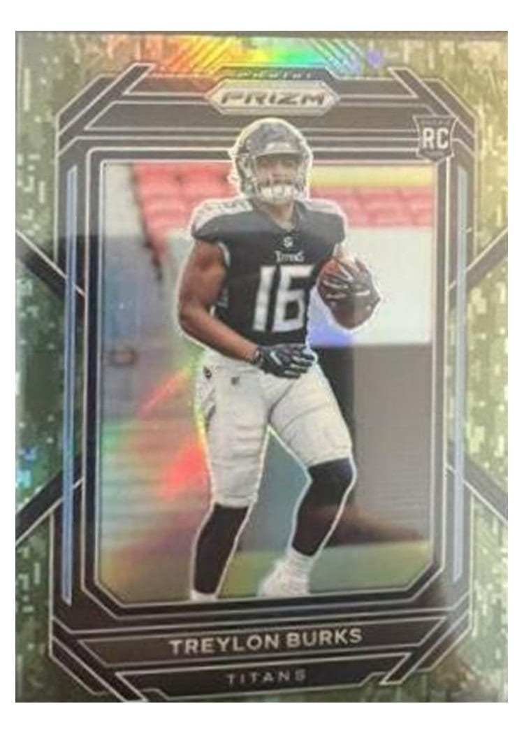 2022 Panini Prizm Base Set Treylon Burks #313 card