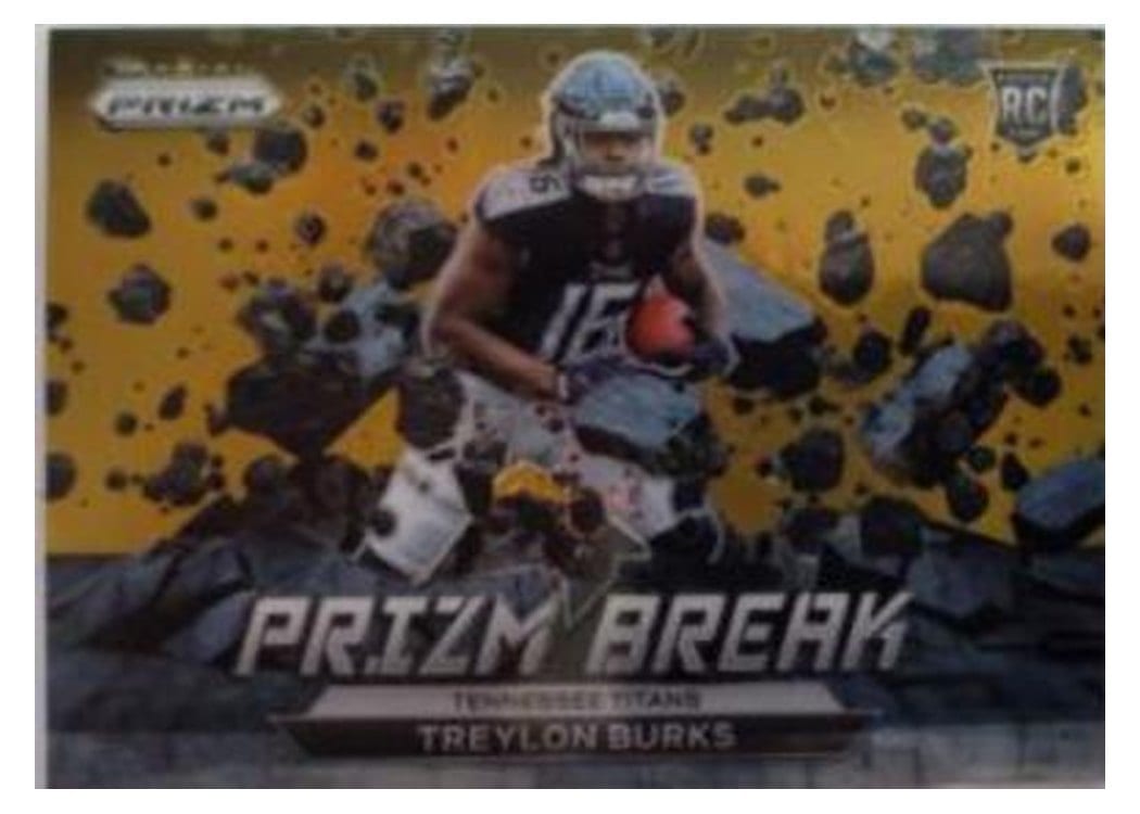2022 Panini Prizm Base Set Treylon Burks Gold #313 card