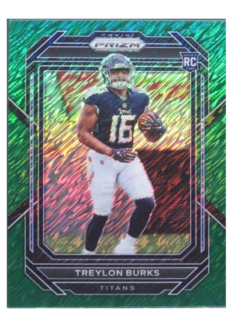 2022 Panini Prizm Base Set Treylon Burks #313 card