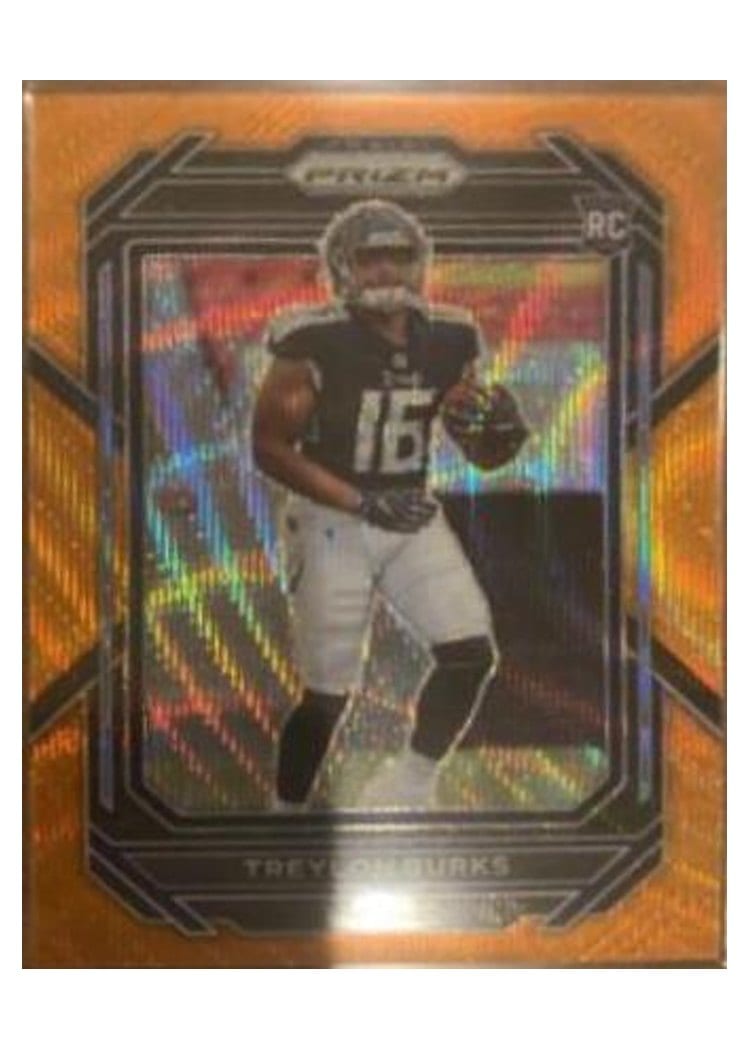 2022 Panini Prizm Base Set Treylon Burks #313 card