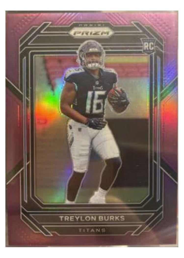 2022 Panini Prizm Base Set Treylon Burks #313 card
