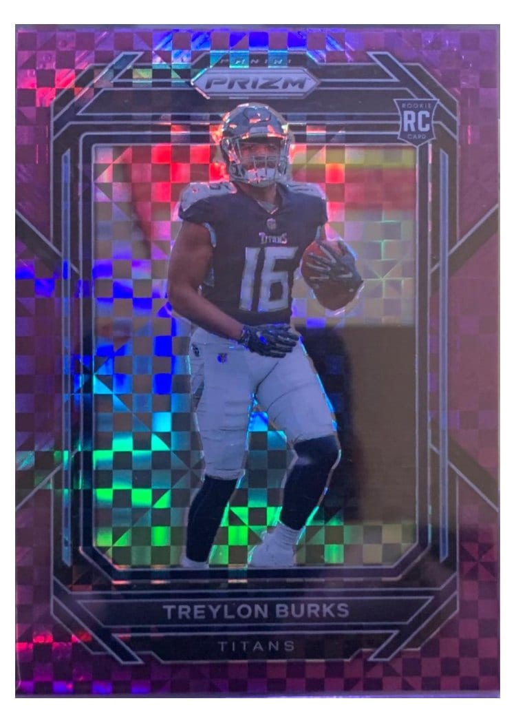 2022 Panini Prizm Base Set Treylon Burks #313 card