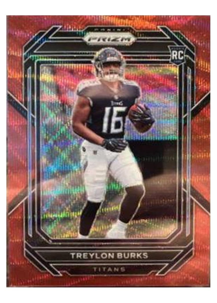 2022 Panini Prizm Base Set Treylon Burks #313 card