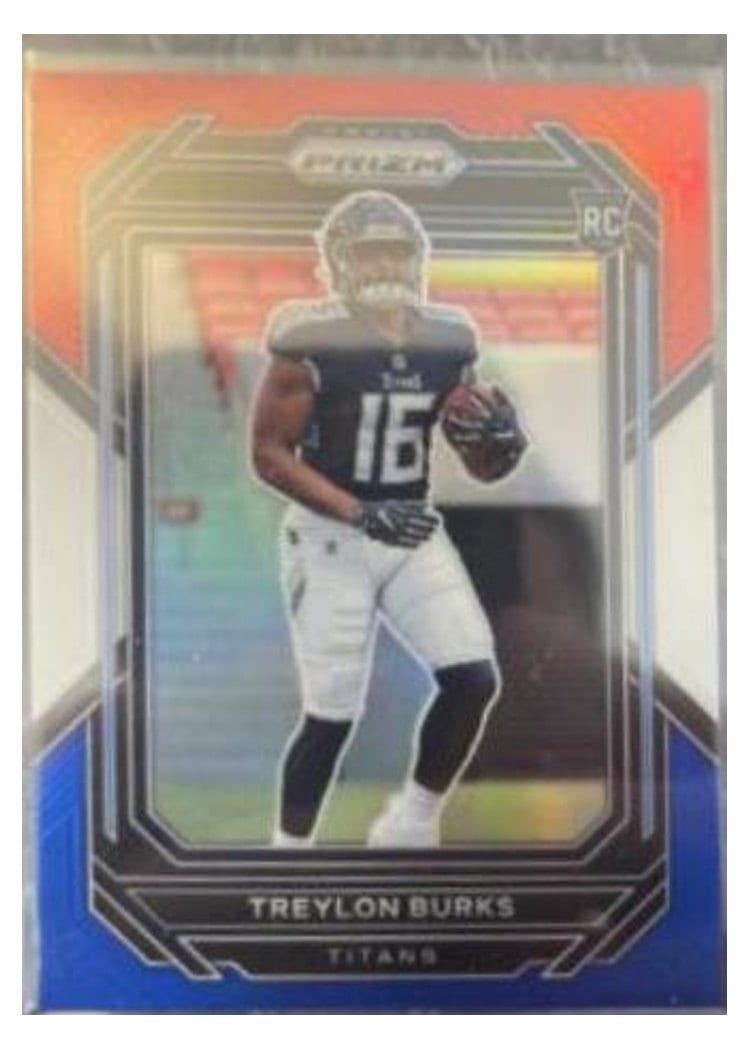 2022 Panini Prizm Base Set Treylon Burks #313 card