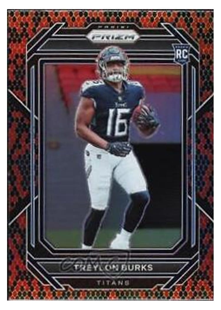 2022 Panini Prizm Base Set Treylon Burks #313 card