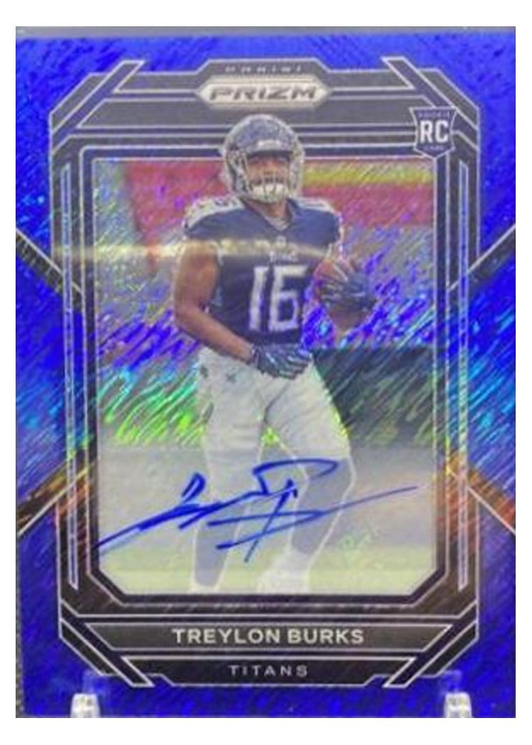 2022 Panini Prizm Base Set Treylon Burks #313 card