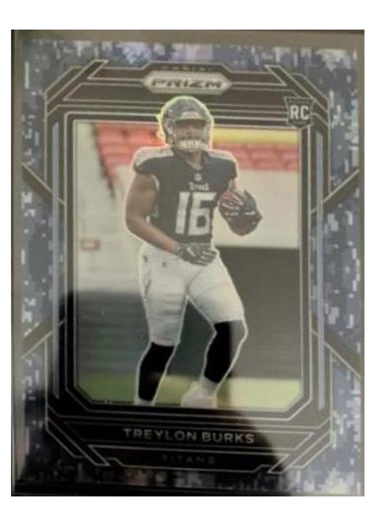 2022 Panini Prizm Base Set Treylon Burks #313 card