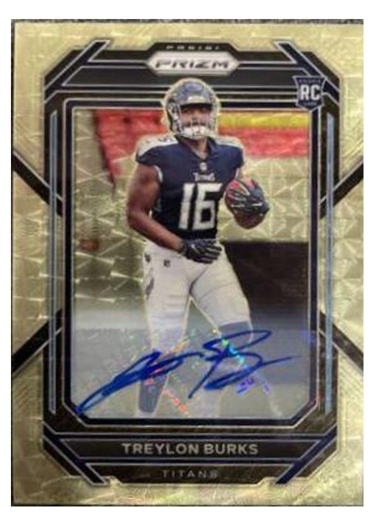 2022 Panini Prizm Base Set Treylon Burks #313 card