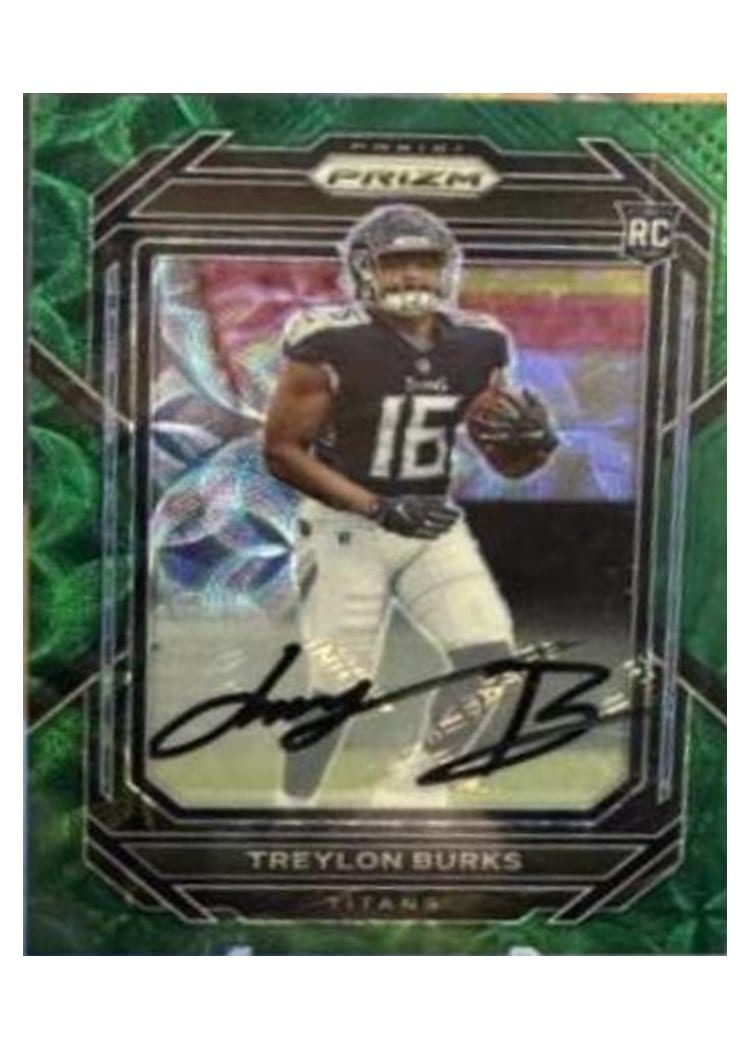 2022 Panini Prizm Base Set Treylon Burks #313 card